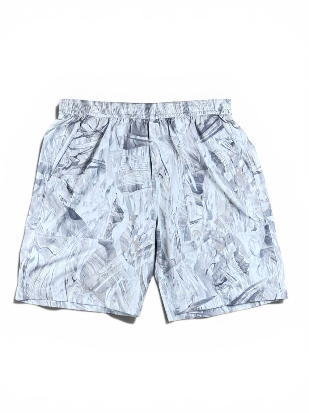 Lululemon Bowline Short 8" Stretch Ripstop - Super Structure Blue Cast Multi - M